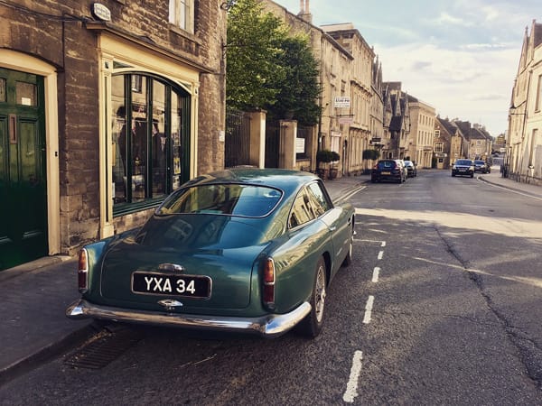 Classic Aston Martin on Tetburys main street- Outreach.jpg